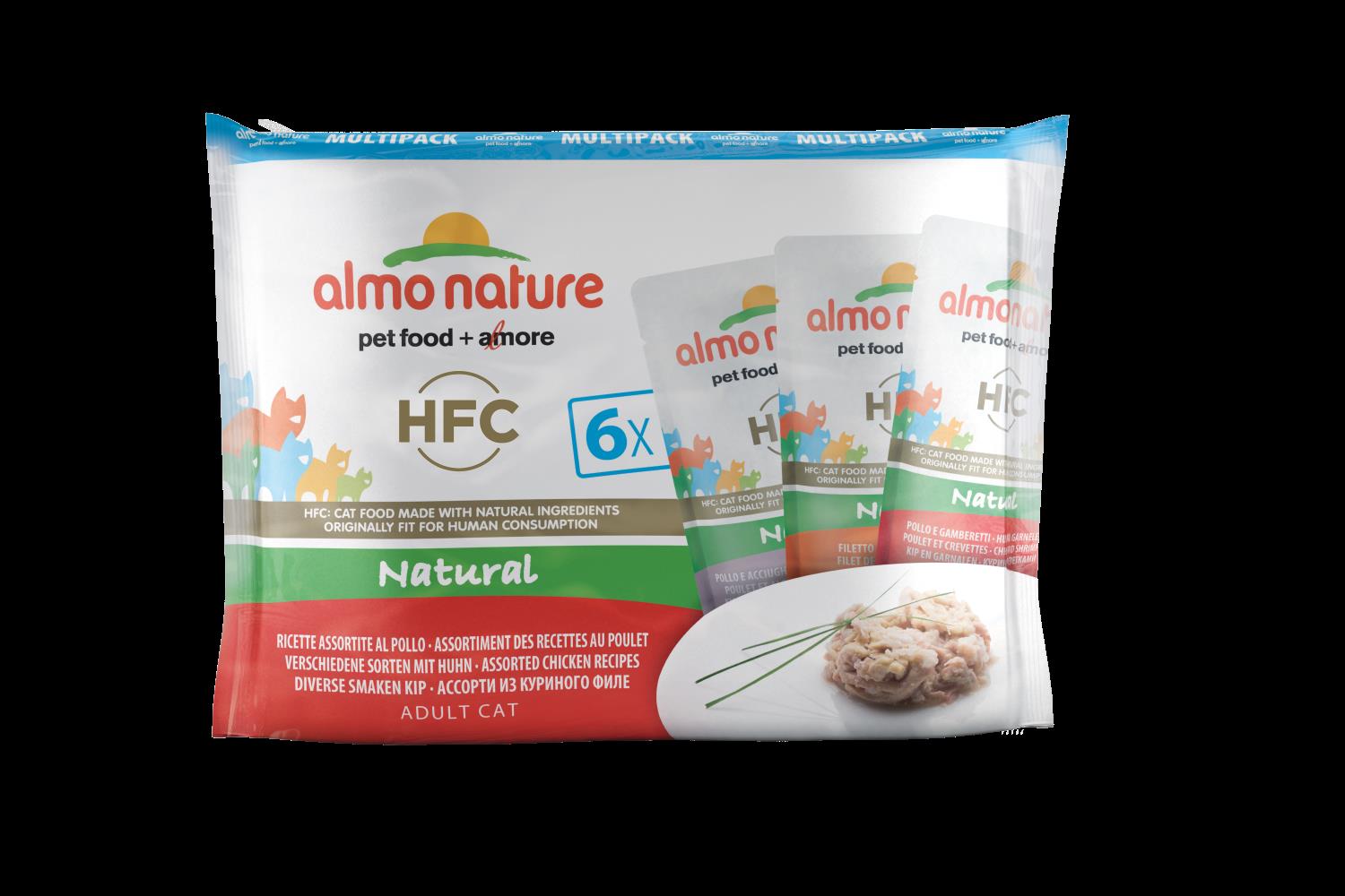 Multi Pack - Natural - Chicken (2x5800, 2x5801, 2x5802). Almo Nature (8)
