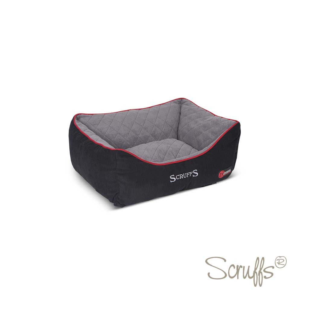 Scruffs Thermal Box Bed (S) black 50x40cm