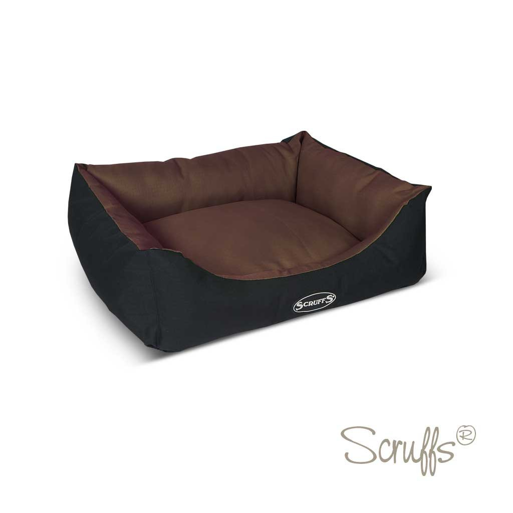 Scruffs Expedition Box Bed (M) 60x50cm Chocolate