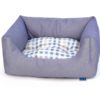 Beta domino bed - Blue with pattern XL