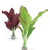 biOrb Silk plant set medium green&purple SP03