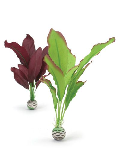 biOrb Silk plant set medium green&purple SP03