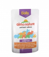 Almo Nature Daily Menu med Kylling og laks 70g (30)