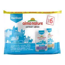 AN Functional Cat Multi Pack Sterilised with Code and Sterilised with Chicken Pouch 6x70 g