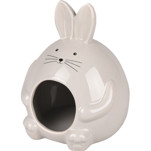 HAMSTER HOUSE HOPPER CERAMIC GREY 11,5x11,5x14CM (3)