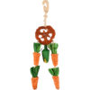 SAT LEGOU HANGER CARROT MULTI + LOOFAH 32CM  (4)