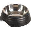 BOWL ASCHAU RIDGED MATTE BLACK L 700ML(3)(Utgått)