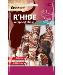 R'HIDE DUCK AND COD WRAPPED STICK 7/8CM 6PCS 85GR (10)
