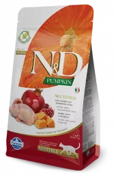 N&D Pumpkin Cat Quail & Pomegranate Neutered Adult 1,5 Kg