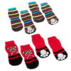 PETSOCKS ANTISLIP LARGE 4PK