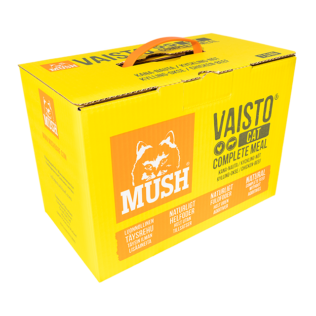 MUSH Vaisto® Katt Kylling-Okse 7,5kg