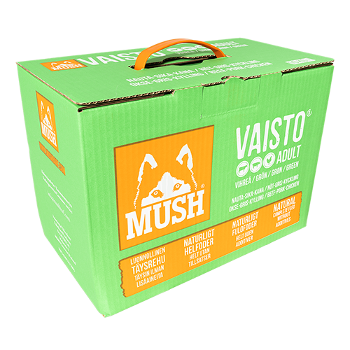 MUSH Vaisto® Okse-Gris-kyllling (Grønn) 10kg