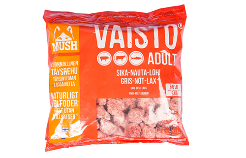 MUSH Vaisto® Gris-Okse-laks (Rød) 3kg