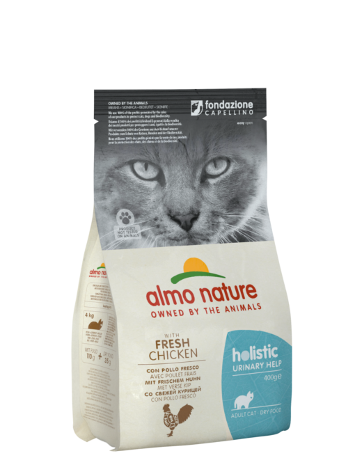 Holistic cat 400g Urinary help with chicken (kylling) Almo Nature (6)