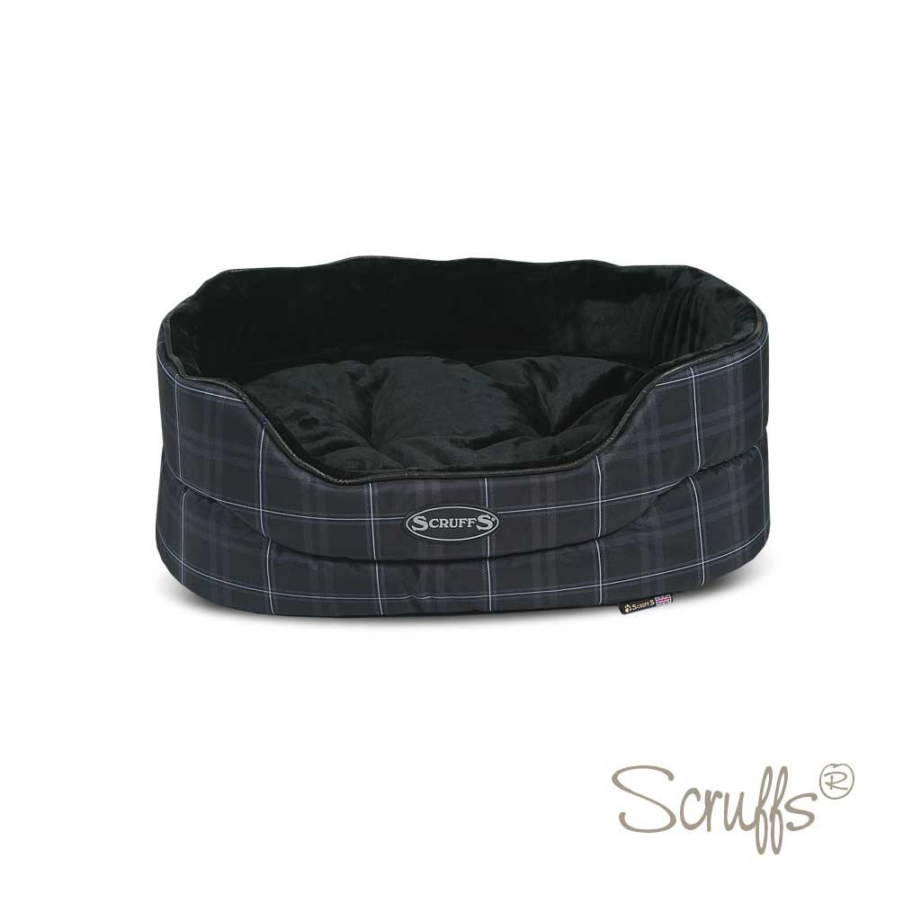 Scruffs Balmoral Oval bed medium 68cm black