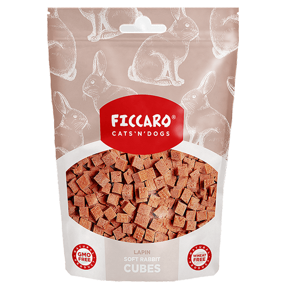 FICCARO - Myke biter av Kanin 100gr (10)