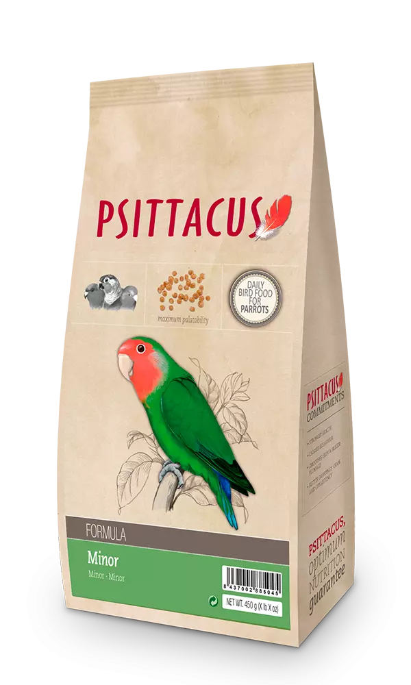 Psittacus Minor/ Små fugl Vedlikehold 450gr