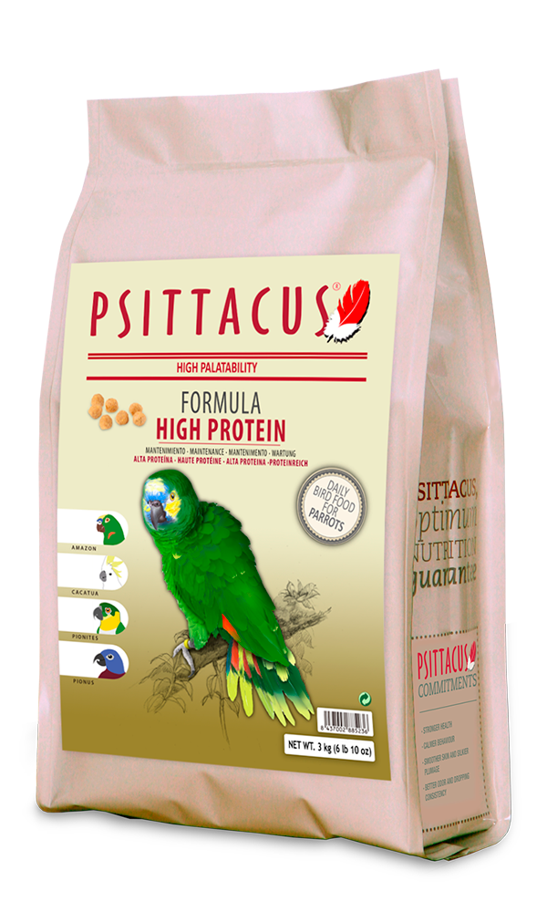 Psittacus Høy Protein Vedlikhold 3kg