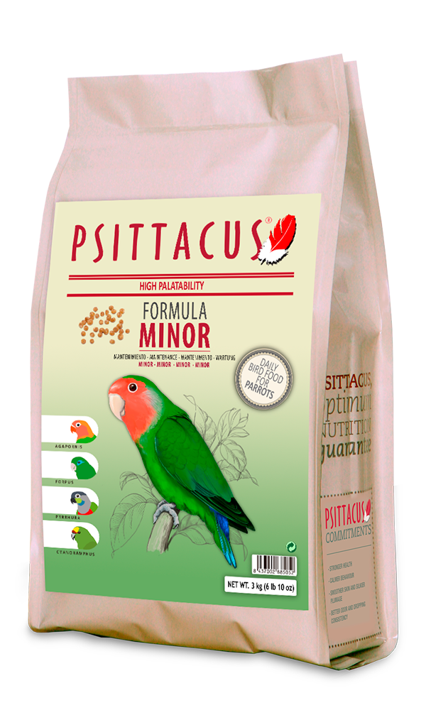 Psittacus Minor/Små fugl Vedlikehold 3kg