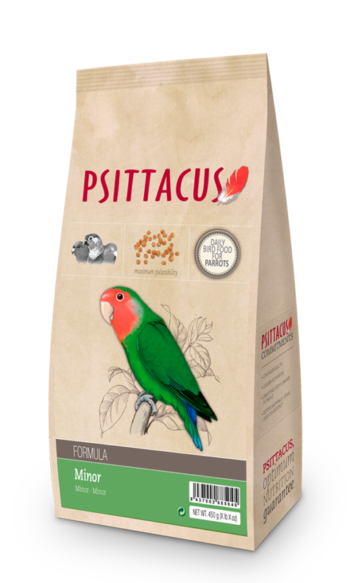 Psittacus Minor/ Små fugl Vedlikehold 450gr