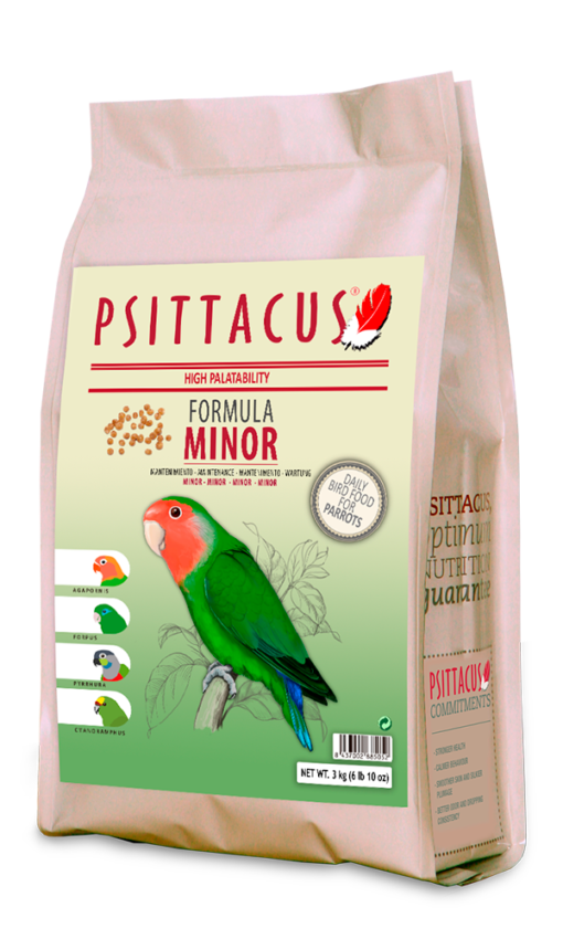 Psittacus Minor/Små fugl Vedlikehold 3kg