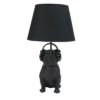 LAMPE HUND MED HODETELEF. HAPPY HOUSE