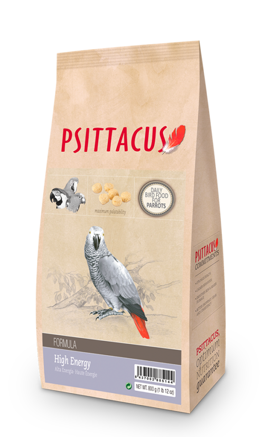 Psittacus Høy energi vedlikohold 800gr