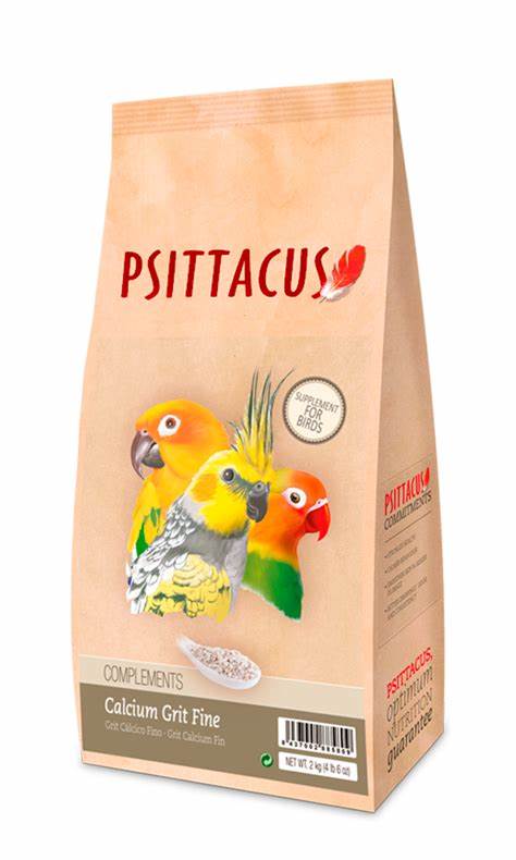 Psittacus Kalsium Grit Fin fuglesand 2kg