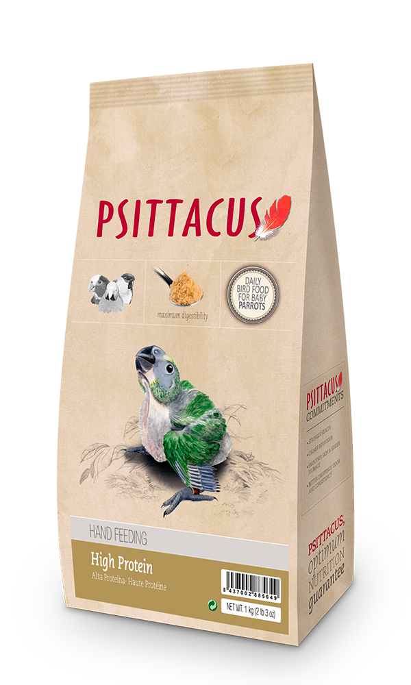 Psittacus Høy Protein Håndoppmatnings mat 1kg