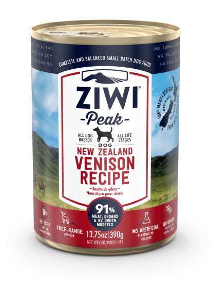 ZIWI PEAK CAN HJORT (VENISON) 390gr (12)