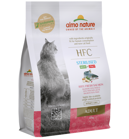HFC Adult Sterilized Salmon 300gr (10) CAT