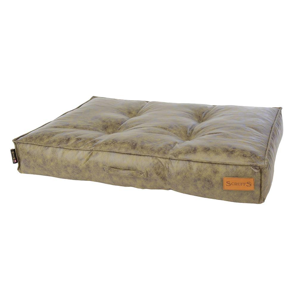 Scruffs Knightsbridge Mattress (M) 80x60x18cm Olive/ Oliven Grønn