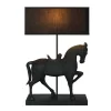 HH Lamp Horse Standing Black