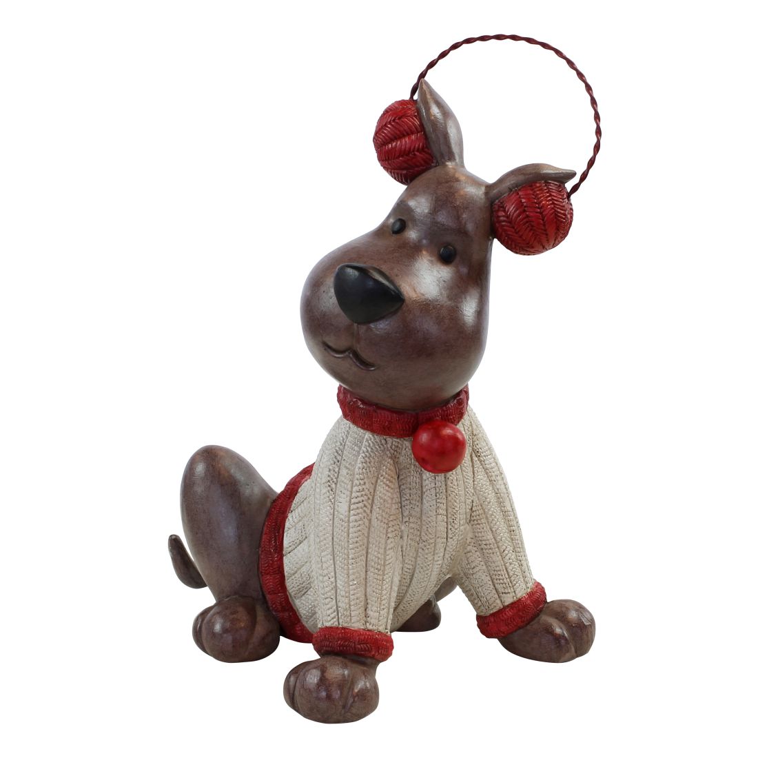 HH Juledekorasjon Hund med Høretelefoner