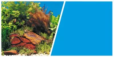 BAKGRUND 31CM VÄXT/BLÅ 7.5M