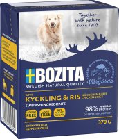 Bozita Naturals Hund Kylling & Ris 370g