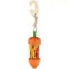 SAT WARIS HANGER CARROT ORANGE & LOOFAH DIA. 4,5x23CM (6)