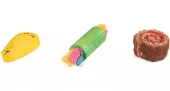 Small Animal Toy Ernie Wood+Loofah 3St Mix