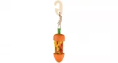 SAT WARIS HANGER CARROT ORANGE & LOOFAH DIA. 4,5x23CM (6)