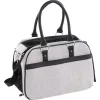 CARRYING BAG JUSTINE LIGHT GREY 44x23x32CM