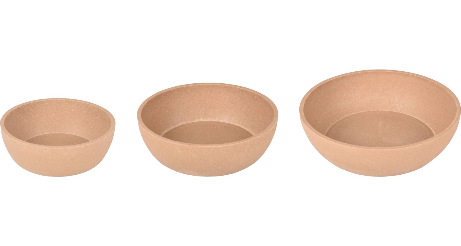 FOOD BOWL RIMBOE ANTI-SLIP TAUPE 450ML 14CM (6)