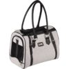 CARRYING BAG TATJANA LIGHT GREY 37x24x31CM