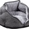 SLEEPING PLACE ZUPO ROUND DARK GREY 45x24CM