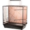 PARAKEET CAGE SIRI COPPER 78x48x81,5/100CM