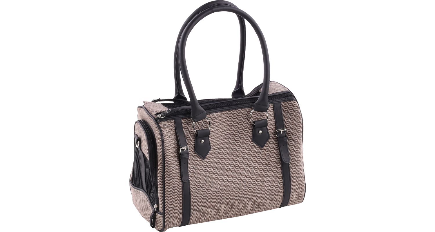 CARRYING BAG CILOU 1 BROWN 37X24X31CM