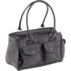 CARRYING BAG LAURA GREY 45x25x27CM