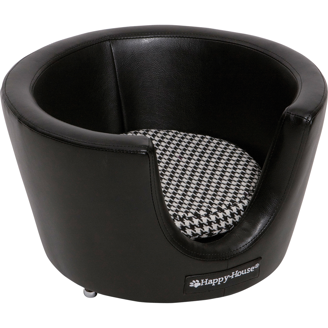 Basket (S) Luxury Leather Black