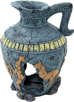Akv.dekorasjon OZAMI Amphora/krus BLÅ 10,6x9,2x13,5cm