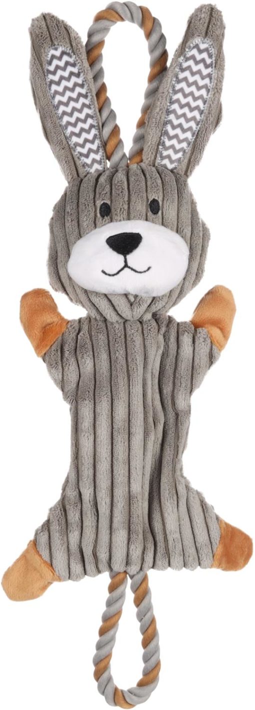 DT GOMMY RABBIT CORDUROY + PULL ROPE GREY 48CM (3)