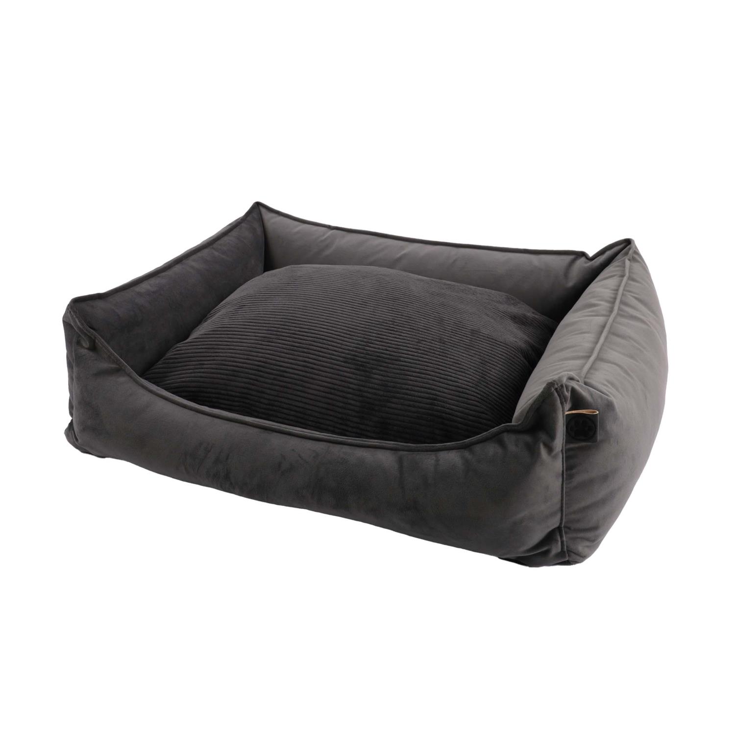 OS Dog Cocoon Velours Revers Pillow.70/60/20 39-Anthracite